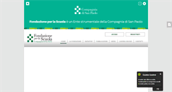 Desktop Screenshot of fondazionescuola.it