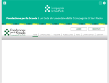 Tablet Screenshot of fondazionescuola.it